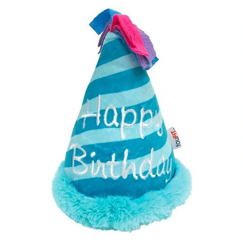Foufou Birthday Hat Crinkle Plush Toy