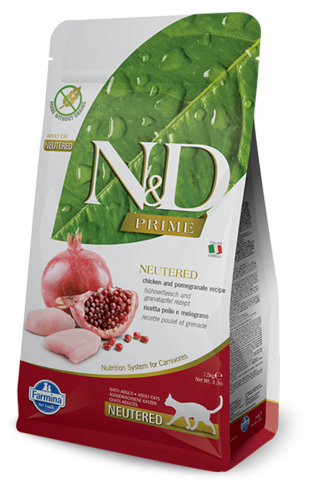 Farmina N&D Prime Chicken & Pomegranate for Neutered Cats