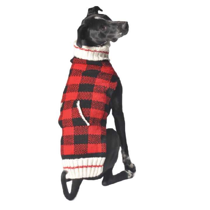 Chilly Dog Classics Buffalo Plaid Sweater WEBSITE ONLY (6074252853421)