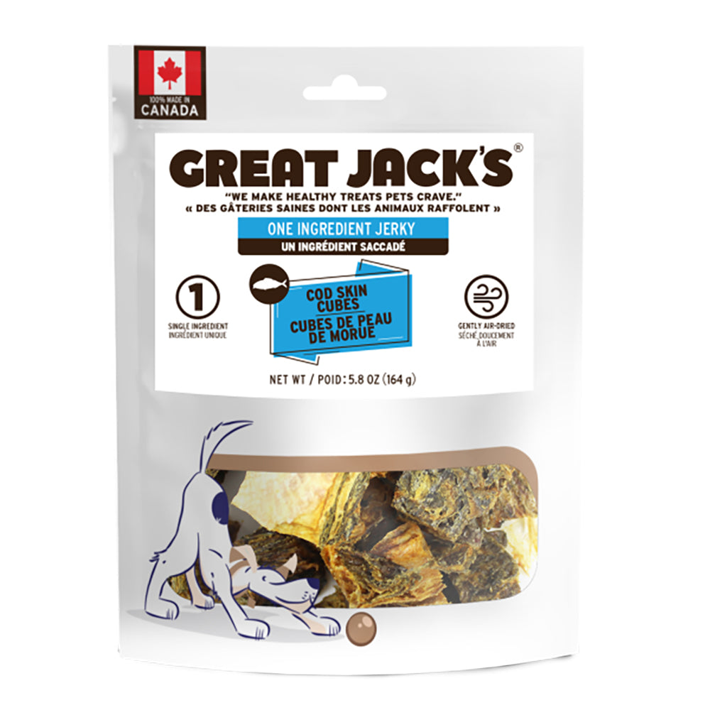 Great Jack's One Ingredient Jerky Cod Skin Cubes