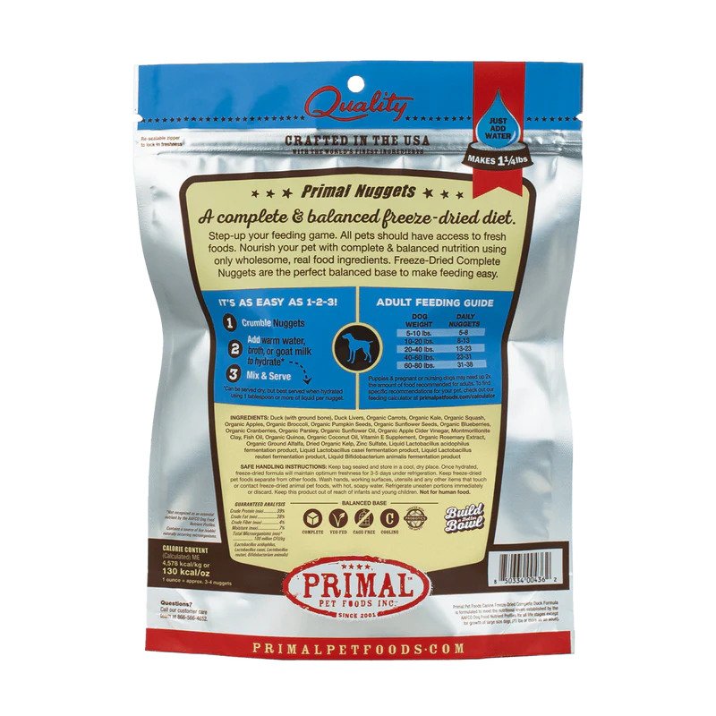 Primal Freeze-Dried Duck for Dogs *SPECIAL ORDER*