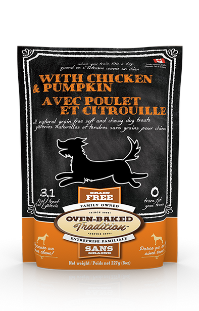 Oven Baked Tradition Chicken & Pumpkin Dog Treats (4800928612411)