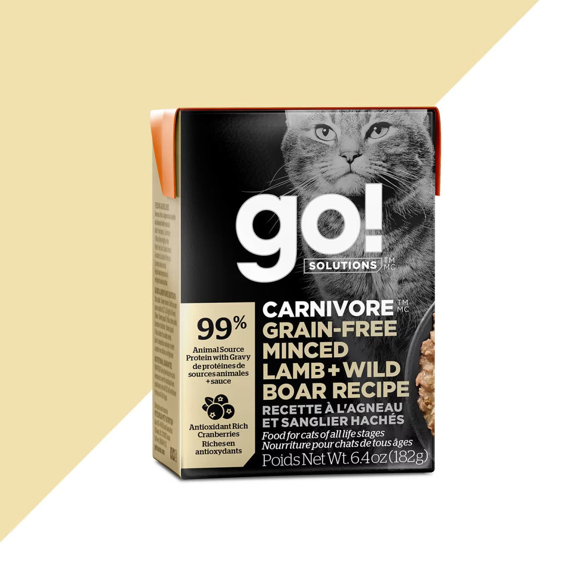 Go! Cat Tetra Carnivore Minced Lamb & Wild Boar