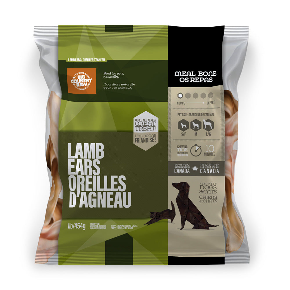 Big Country Raw Lamb Ears DSB FINAL SALE