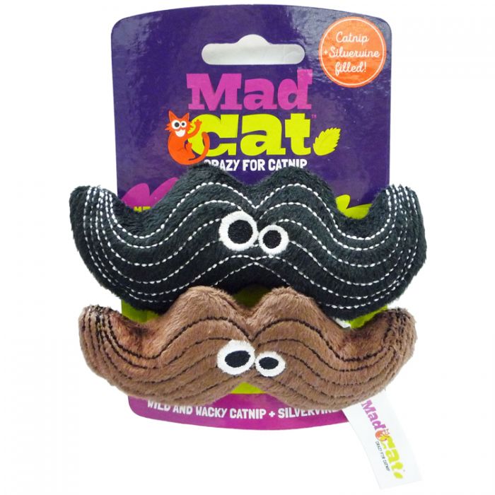 Mad Cat Meowatache Catnip & Silvervine Cat Toy CLEARANCE FINAL SALE