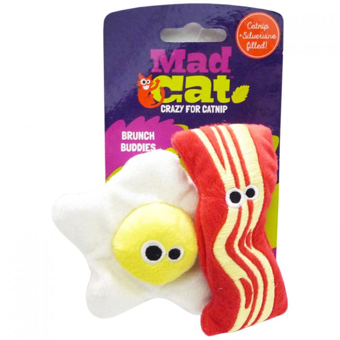 Mad Cat Brunch Buddies Catnip & Silvervine Cat Toy CLEARANCE FINAL SALE