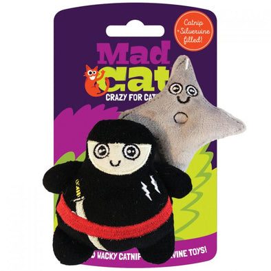 Mad Cat Ninth Life Ninja Catnip & Silvervine Cat Toy