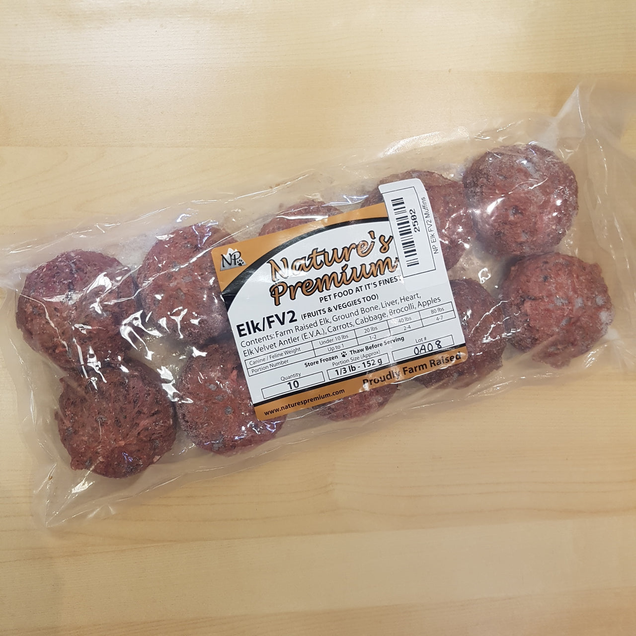 Nature's Premium Elk FV2 Muffins (4748590940219)