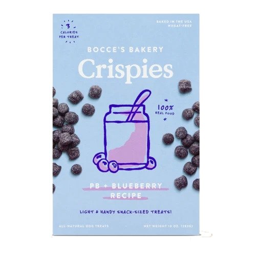 Bocce's Bakery Peanut Butter & Blueberry Crispies