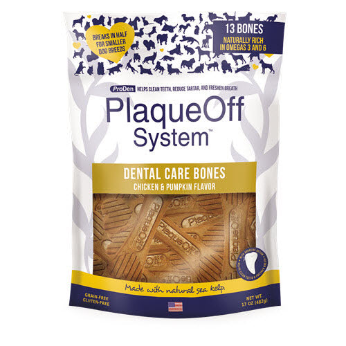 ProDen PlaqueOff® Chicken & Pumpkin Dental Bones