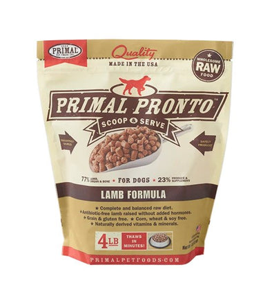 Primal Pronto Raw Lamb Formula for Dogs (5319871856794)