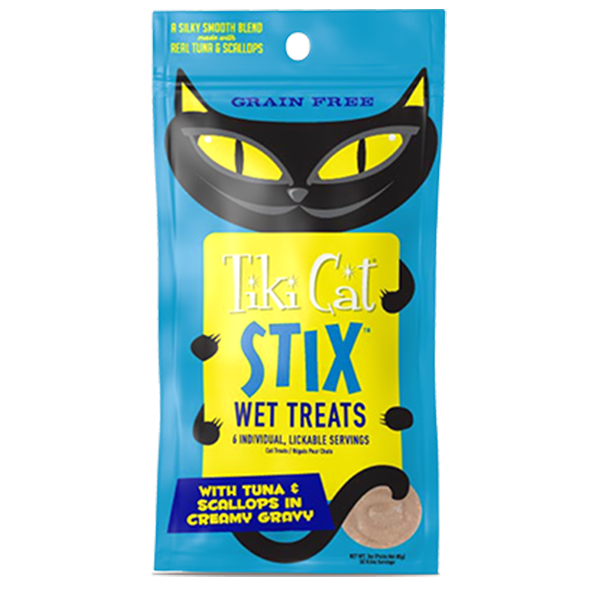 Tiki Cat Stix Tuna & Scallops in Creamy Gravy (4812671713339)