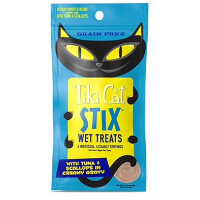 Tiki Cat Stix Tuna & Scallops in Creamy Gravy (4812671713339)