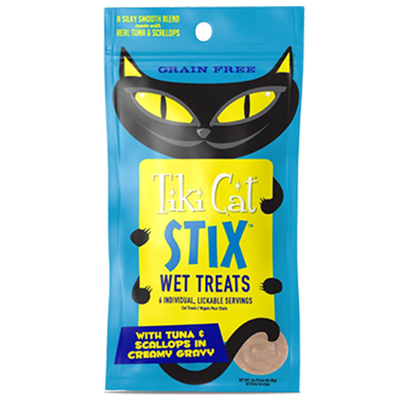 Tiki Cat Stix Tuna & Scallops in Creamy Gravy (4812671713339)