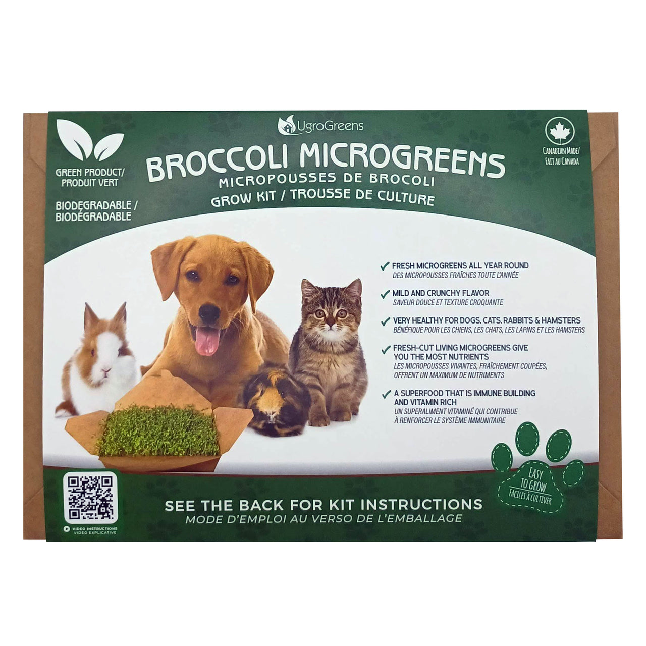 UgroGreens Broccoli Microgreens Grow Kit